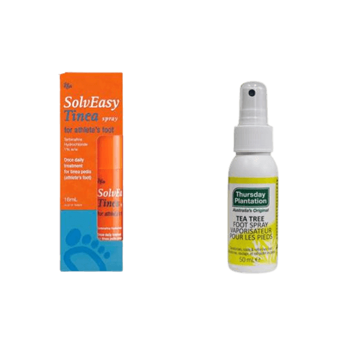Podiatrist antifungal sprays
